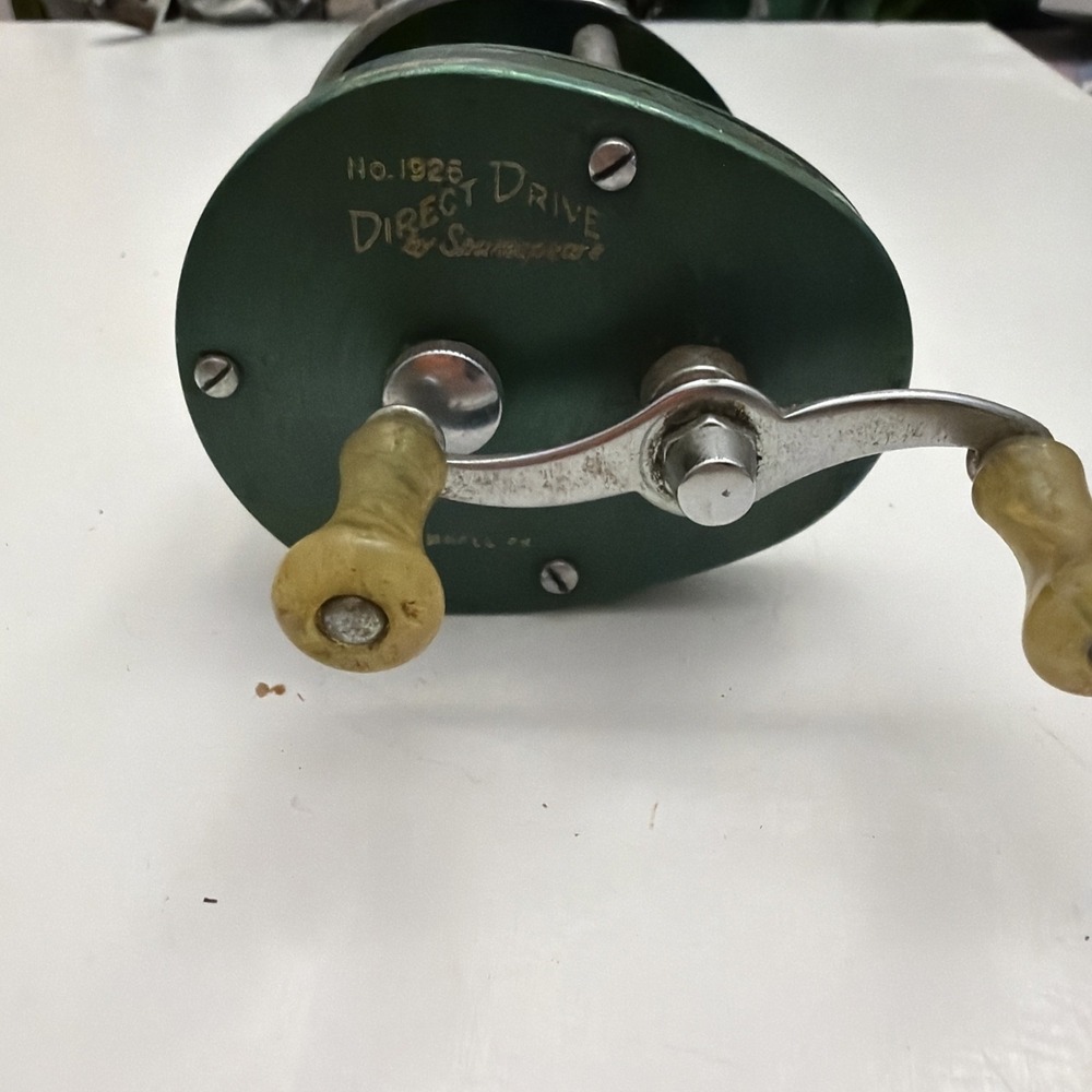 Vntg Shakespeare No 1926 Mod. FK Direct Drive Level Wind Baitcaster Fishing Reel
